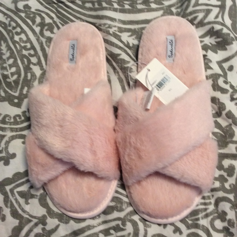 Faux Fur Slippers